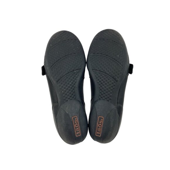 Taos Uppity 13718 Shoe Womens Size 9 Black Leather Comfort Slip On Loafer Buckle - Picture 13 of 14